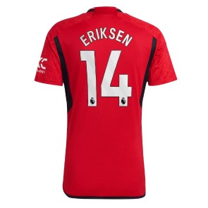 Manchester United Christian Eriksen #14 Replica Home Stadium Shirt 2023-24 Short Sleeve